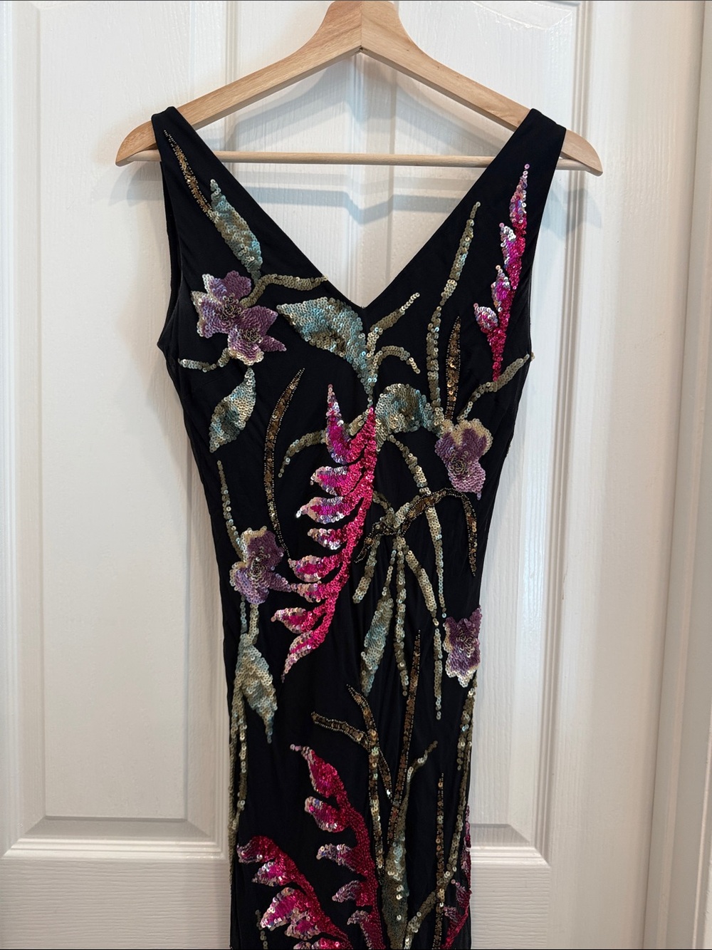 Sue Wong Nocturne sequin floral maxi dress - Picture 12 of 15